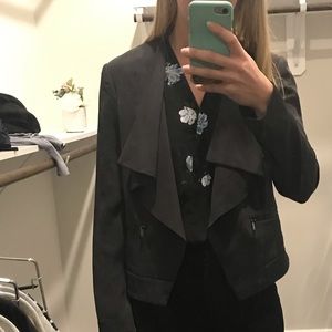 Calvin Klein blazer0 grey soft fabric wrinkle free